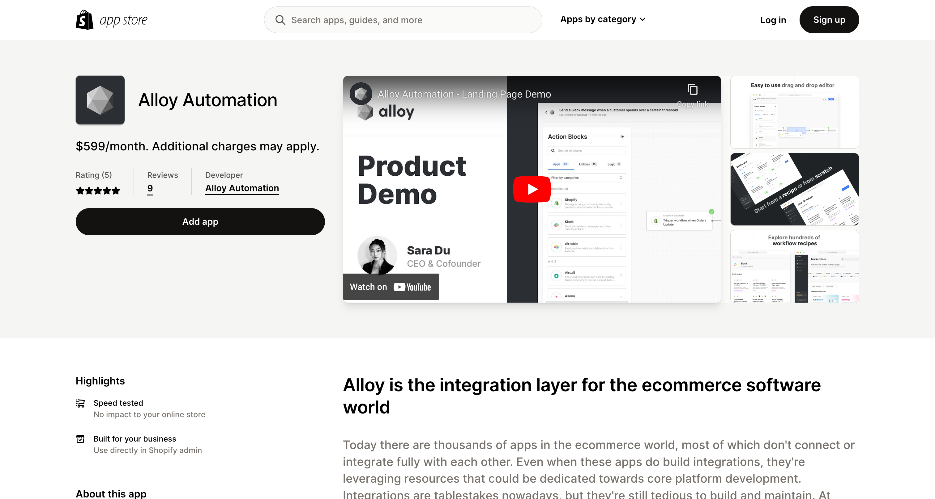 Alloy - Shopify App Store