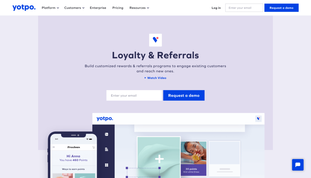 Shopify loyalty app: Yotpo