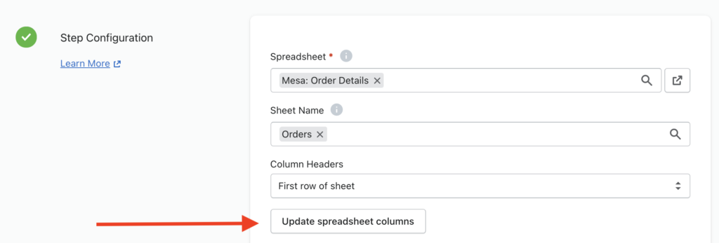 shopify to google sheets