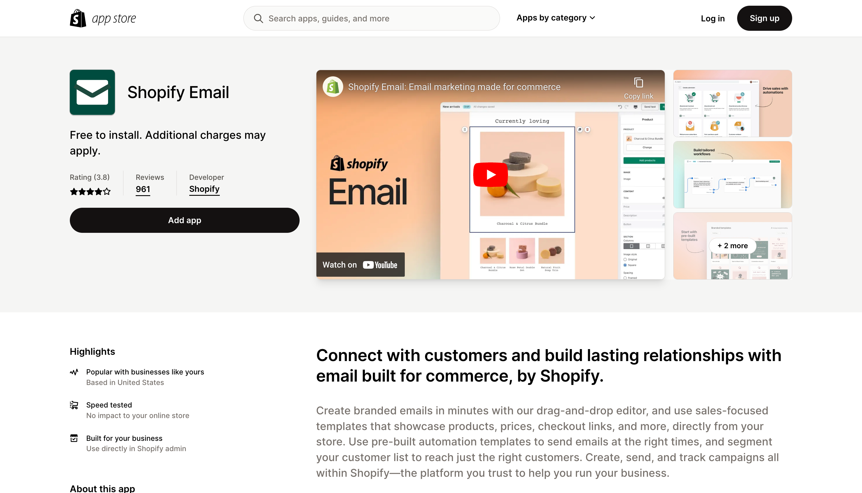Shopify Email App