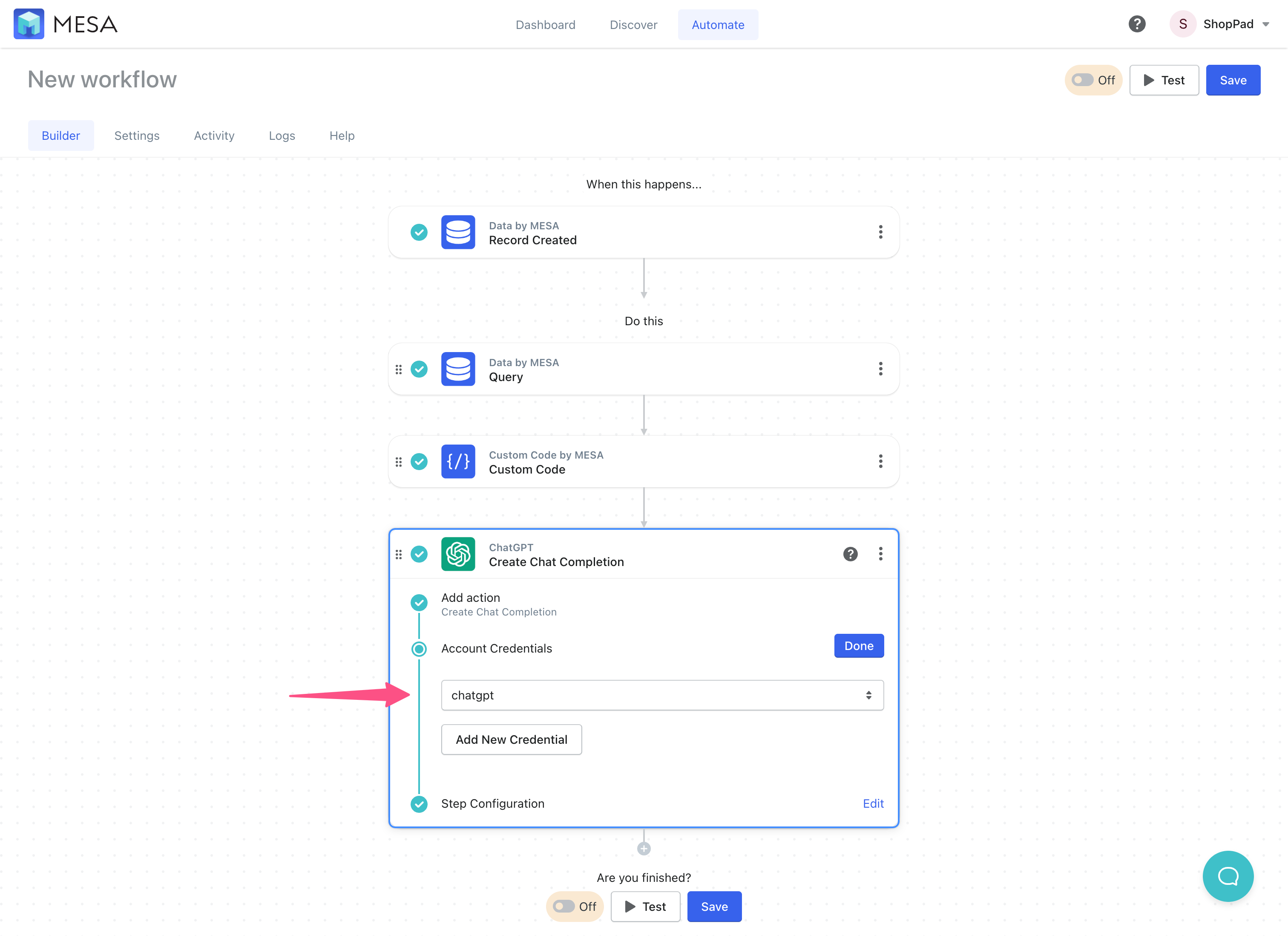connect shopify to chatgpt