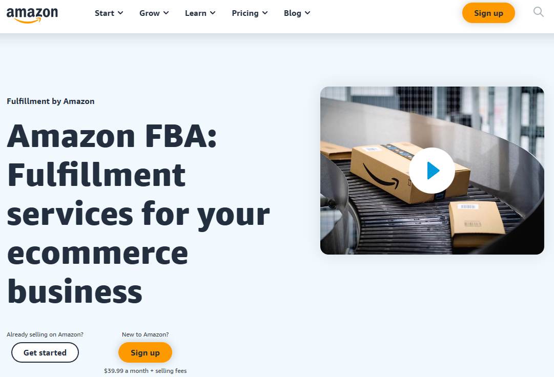 fulfillment network - Amazon