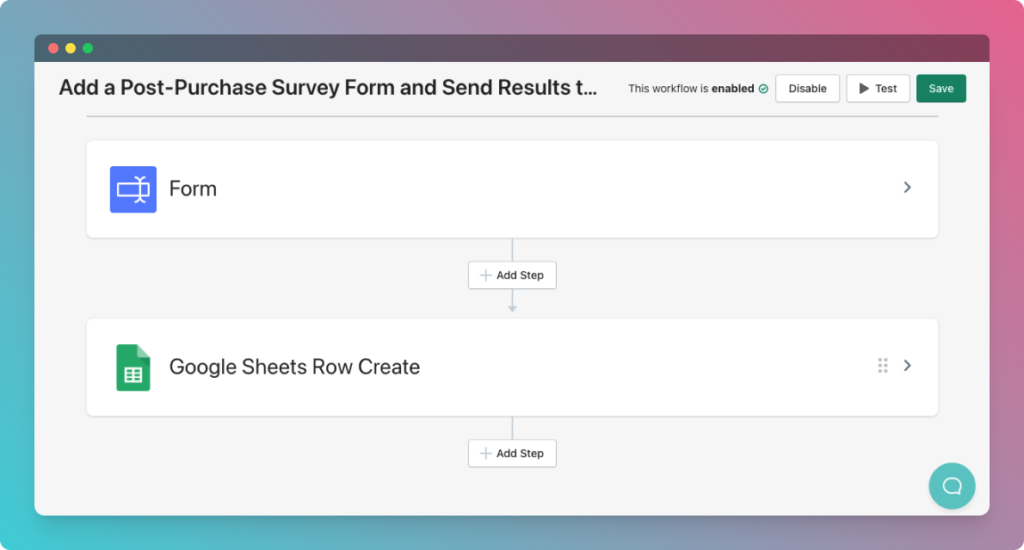 Add a Post-Purchase Survey Form and Send Results to Google Sheets