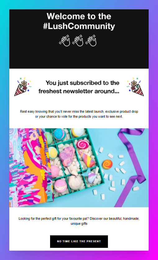 Lush email example