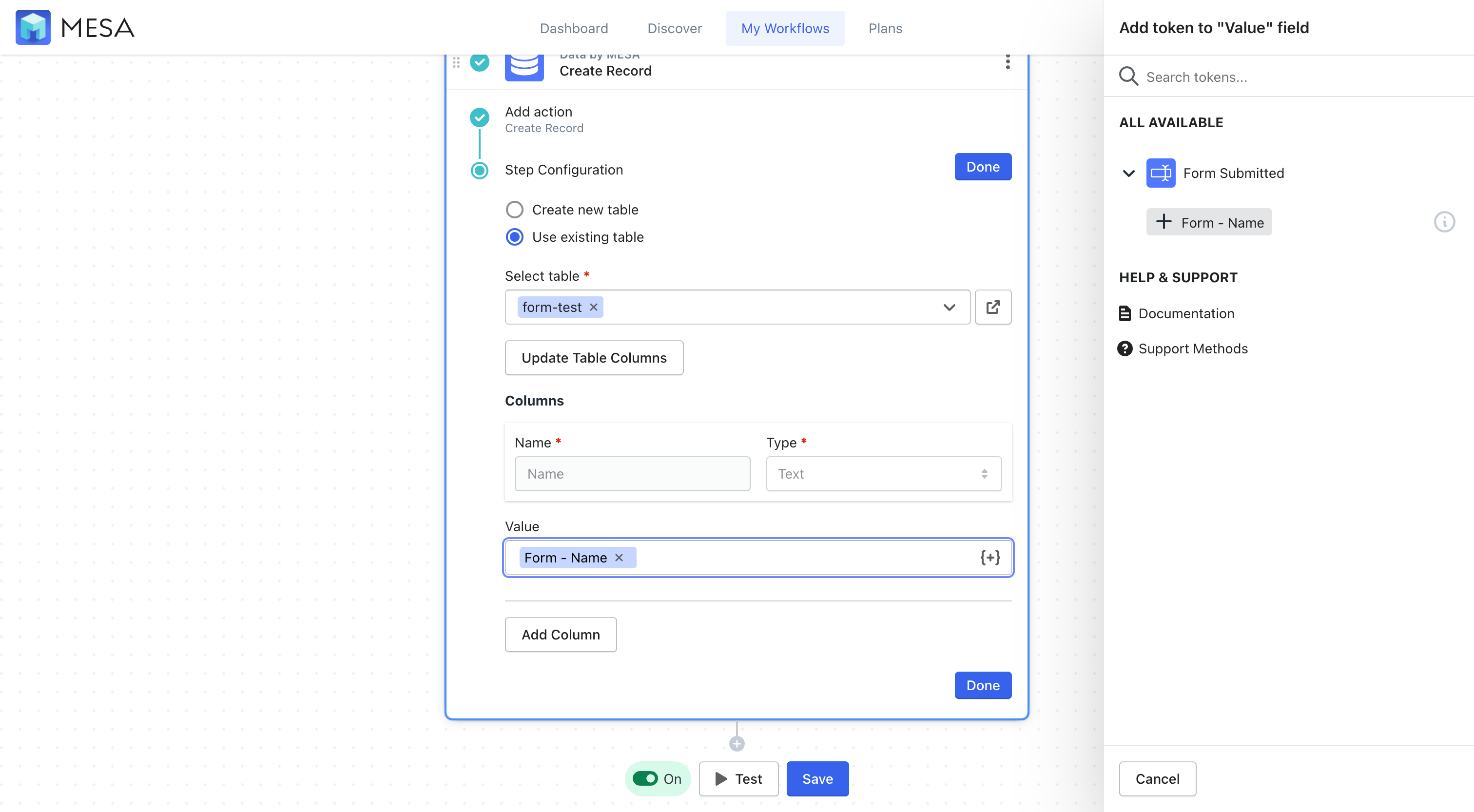 shopify database tokens