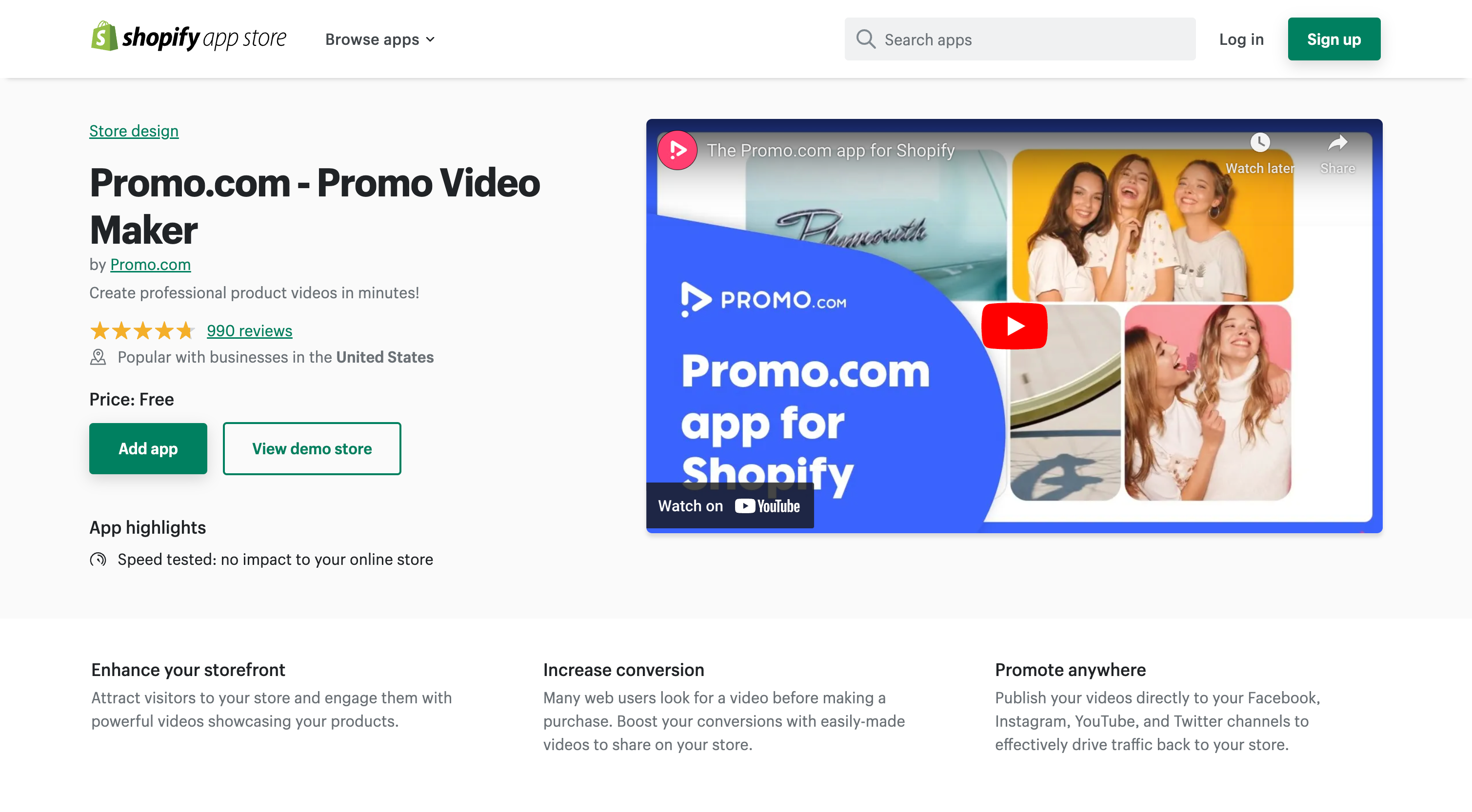Promo Video Maker - Create professional product videos in minutes! | Shopify App Store