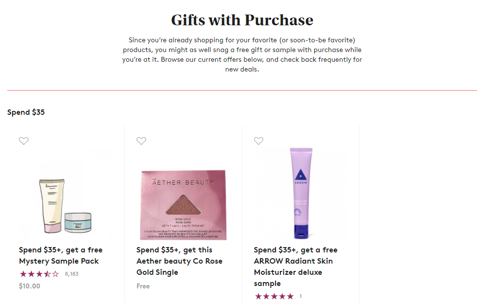 Birchbox free gift with purchase