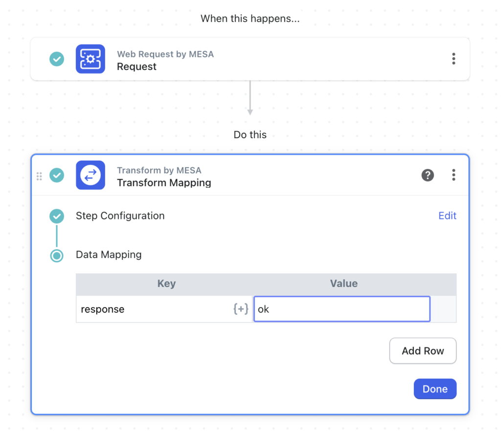 workflow steps