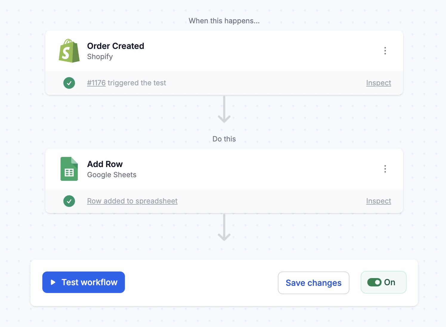 workflow steps