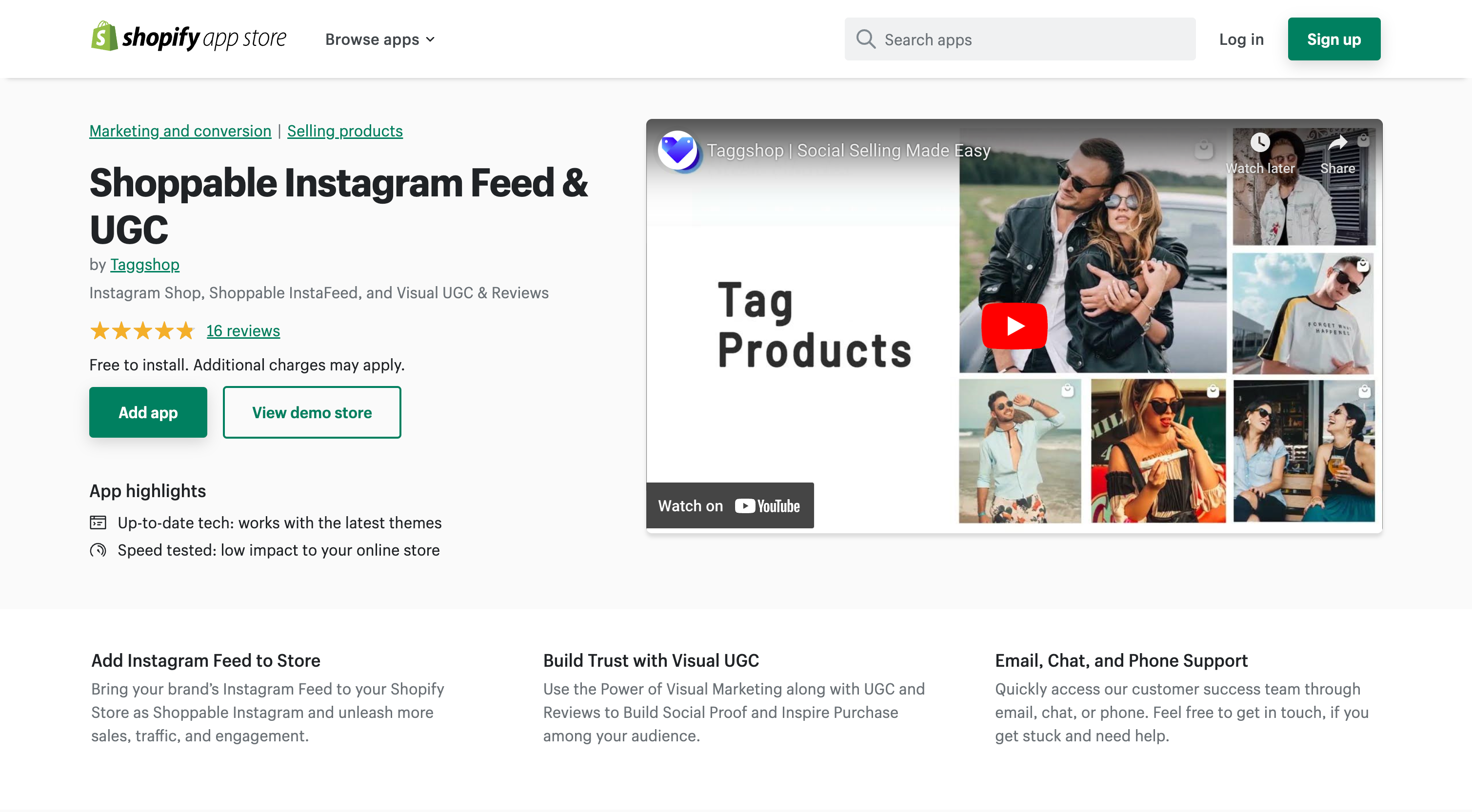 Shoppable Instagram Feed & UGC - Instagram Shop, Shoppable InstaFeed, and Visual UGC & Reviews | Shopify App Store