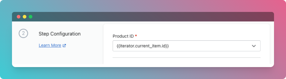 Specify the token variable