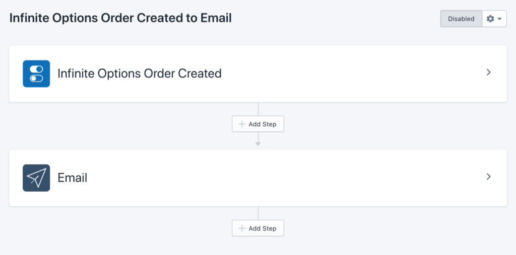 workflow builder: io to email