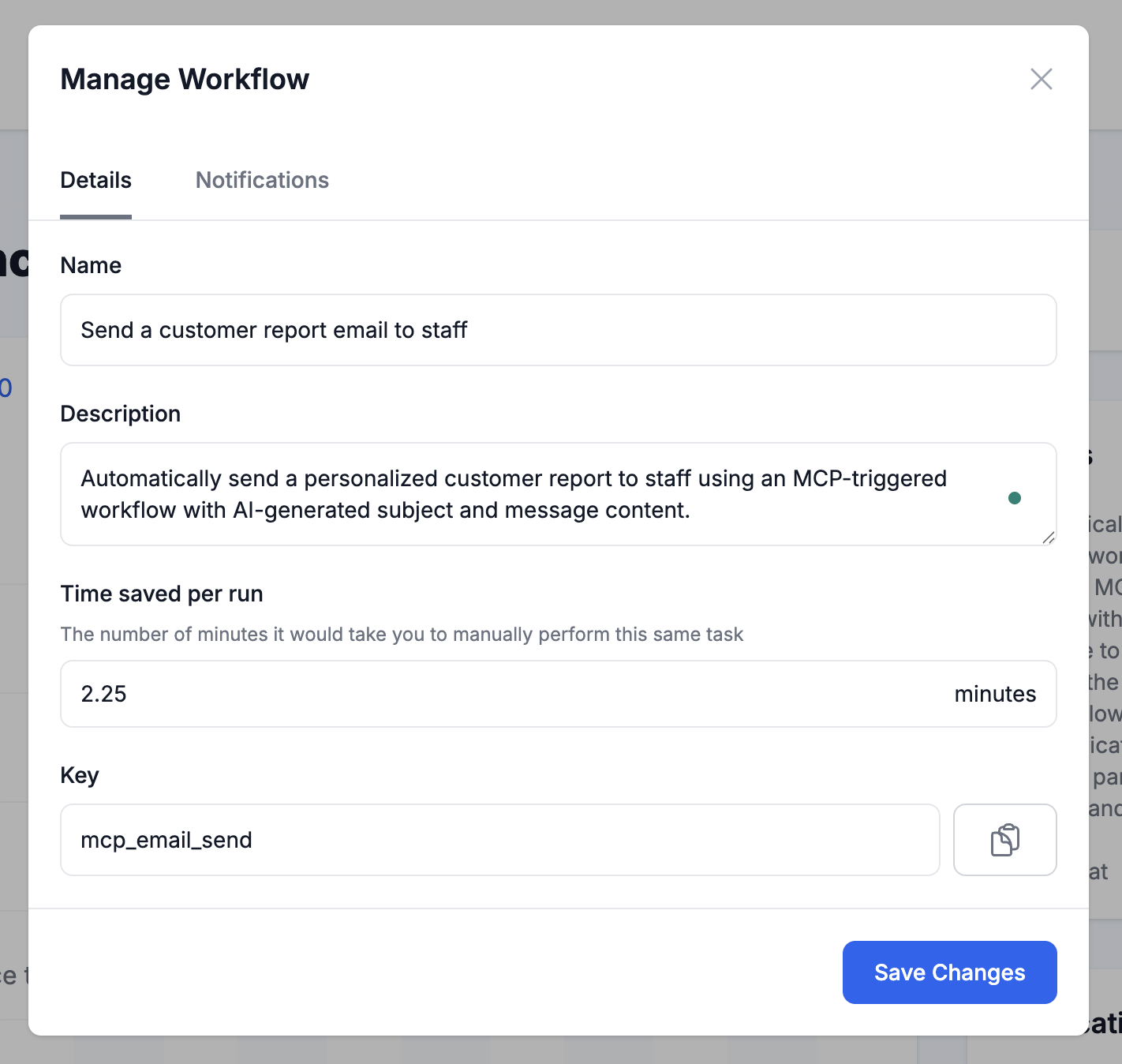 Write a unique title and detailed description