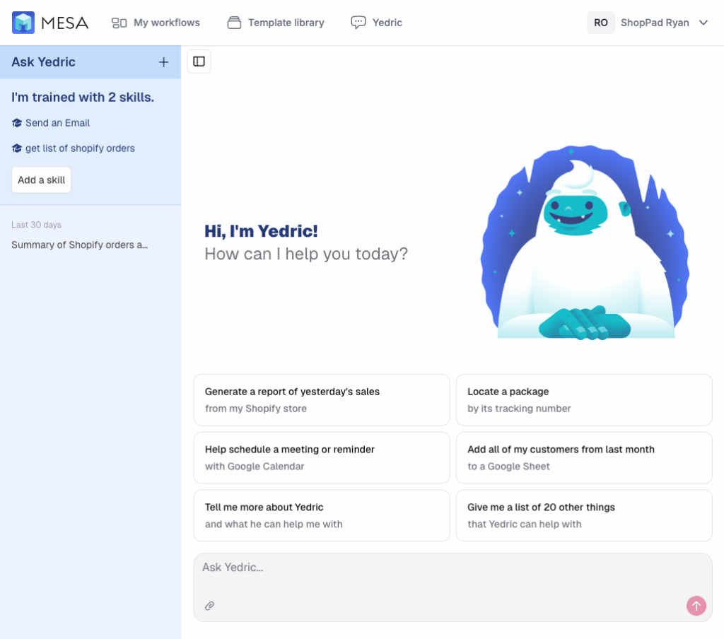 yedric ai assistant