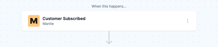 Listen for customer subscription events