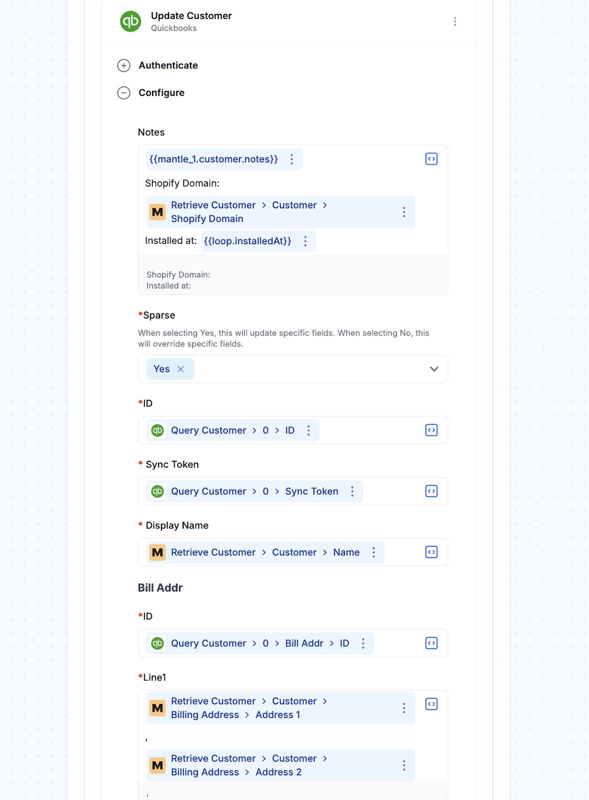 Path 2 - Update existing customer record