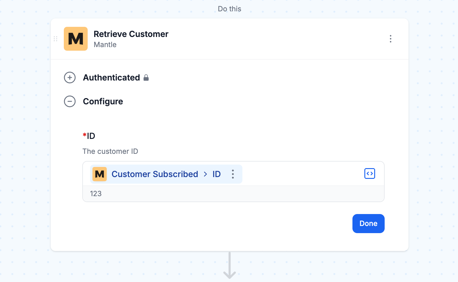 Get customer details