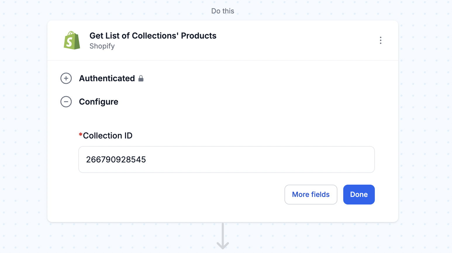 Select Collection ID