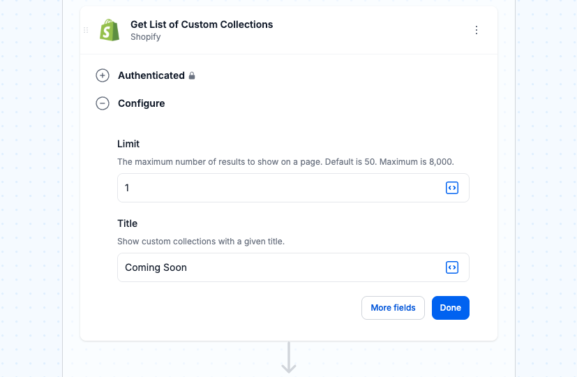 Get source Collection ID