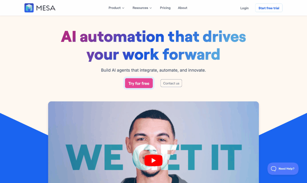 MESA homepage