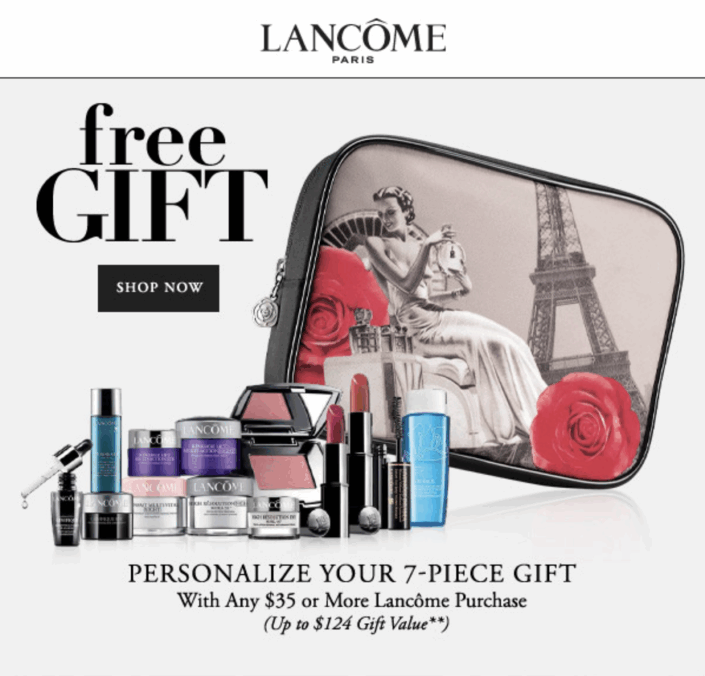 Free Gift Example