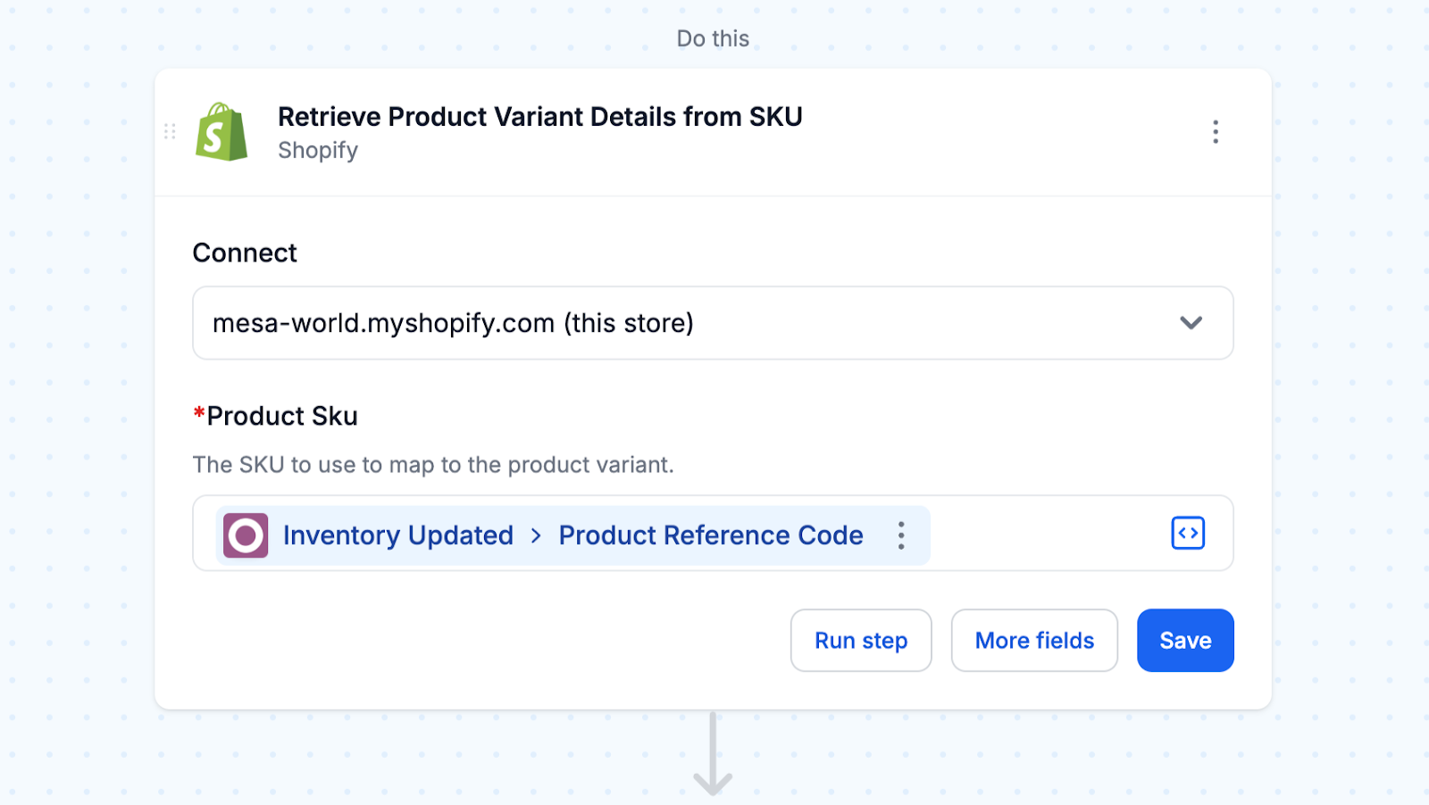Find matching Shopify products by SKU