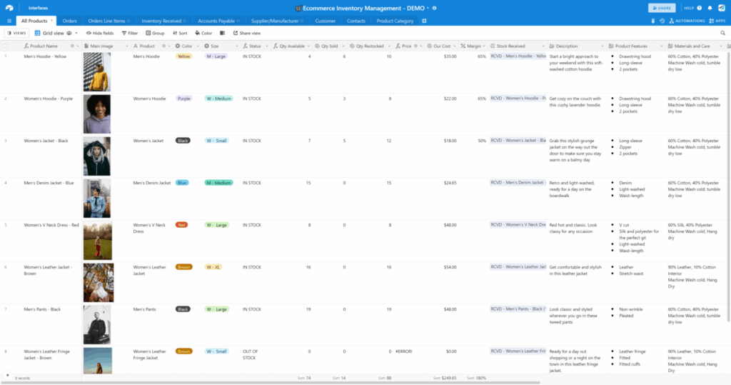 Airtable example