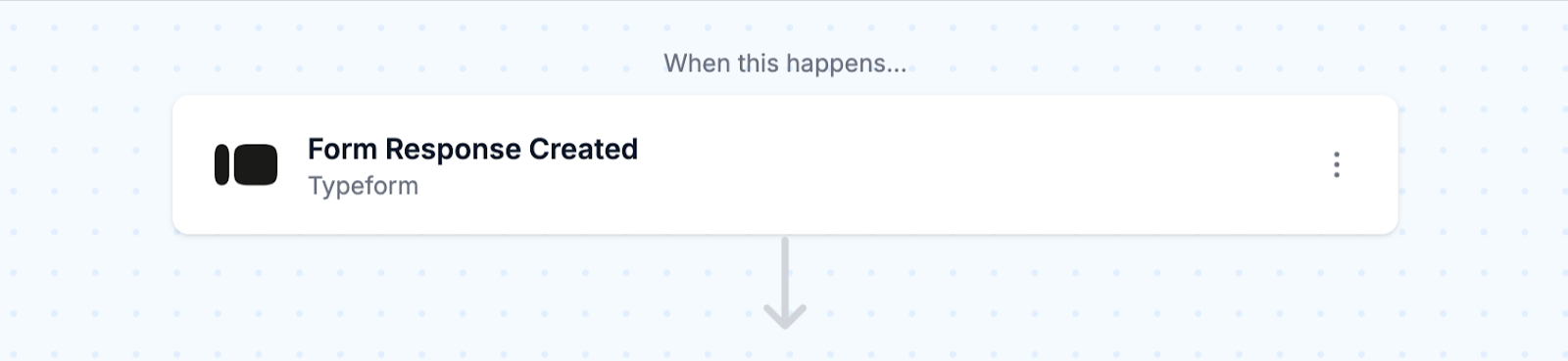Connect your Typeform trigger