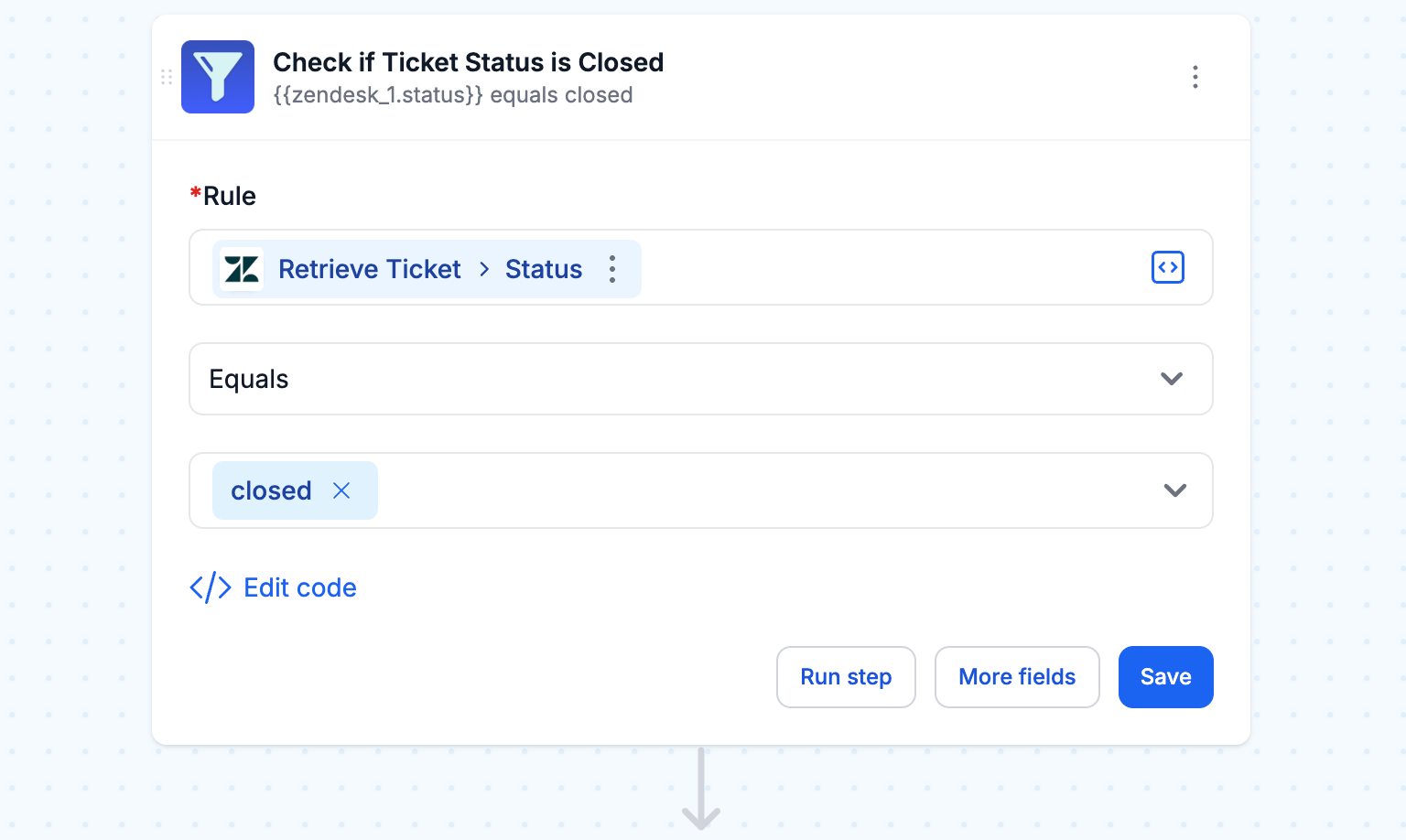 Filter for closed tickets only