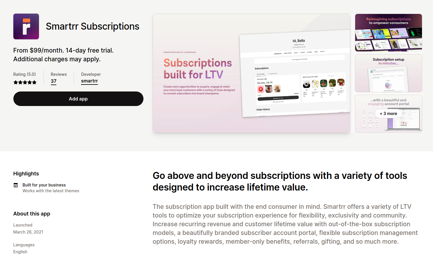 Smartrr Subscriptions