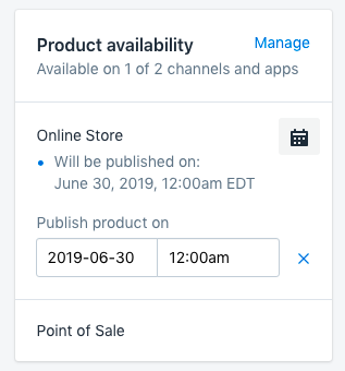 shopify product availability