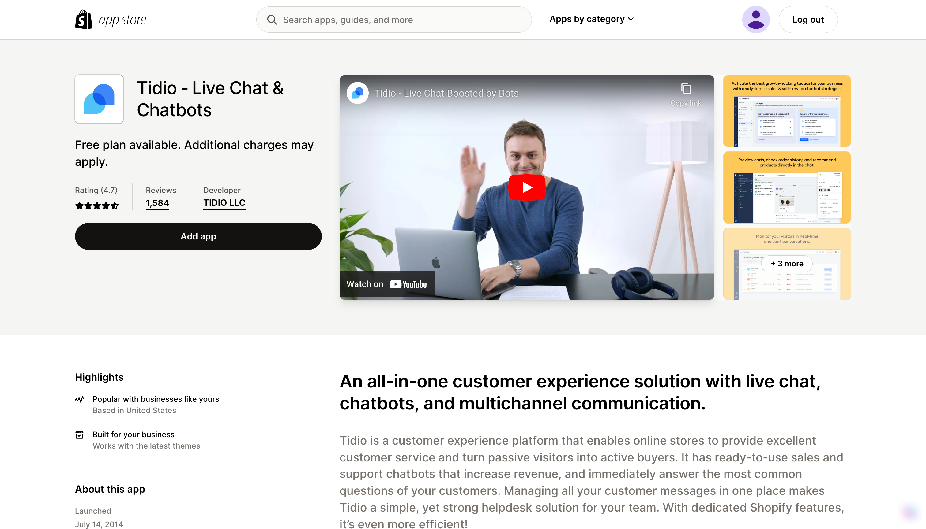 Tidio - Live Chat & Chatbots