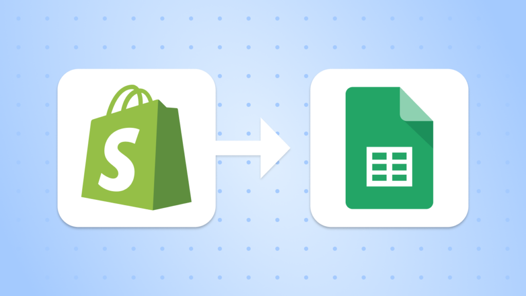 Tutorial Shopify Google Sheets