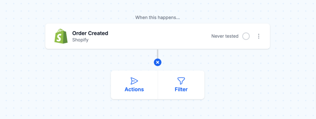 workflow step picker